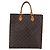 LOUIS VUITTON Monogram Sac Plat Hand Bag M51140 LV - vista 13