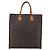 LOUIS VUITTON Monogram Sac Plat Hand Bag M51140 LV - vista 2