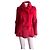 Cacharel red fur coat