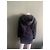 Claudie Pierlot Parka marina con forro de piel sintética Azul oscuro - vista 6