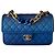 Bolsa Chanel Classic Flap Medium Azul