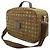 Borsa Boston Chanel in nylon kaki e pelle Cachi - vista 3