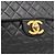 Borsa a tracolla Chanel Large Matelassé con doppia catena Nero - vista 10