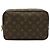 Louis Vuitton Monogram Trousse Toilette 23 Clutch Bag Marrone - vista 2