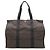 Hermès Bolsa Hermes Herline Tote TGM Marrom Preto