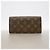 Louis Vuitton Monogram Portefeuille Sarah Long Wallet Brown - view 8