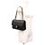 Borsa a tracolla CHANEL A01112 25 in pelle d'agnello matelassé nera - vista 13