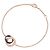 Bracciale Cartier Love in oro rosa e ceramica