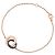 Bracciale Cartier Love in oro rosa e ceramica - vista 3