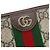 Gucci GG Supreme Ophidia Geldbörse Braun - Ansicht 5