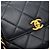 Borsa a tracolla Chanel Matelassé Small in pelle d'agnello nera Nero - vista 7