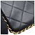 Borsa a tracolla Chanel Matelassé Small in pelle d'agnello nera Nero - vista 8