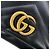 Portafoglio Continental Gucci GG Marmont Double G Nero - vista 6