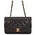 Chanel Black Lambskin Chain Shoulder Bag