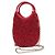 Autre Marque Borsa a tracolla con catena Anteprima Round Small Rosso