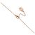 Collana Cartier Damour in oro rosa 18K - vista 4
