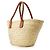 Borsa tote media Chloé Marcie in rafia Marrone - vista 2