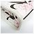 Jimmy Choo Mini North South Tote - Japan Limited Edition Rosa Bianco sporco - vista 5