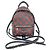 Mochila MINI Louis Vuitton Monogram Infra Rouge Palm Springs Negro Roja