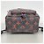 Mochila MINI Louis Vuitton Monogram Infra Rouge Palm Springs Negro Roja - vista 3