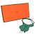 Hermès Chaveiro Hermes Paddock Cell Saddle Bag Charm em Verde - vista 2