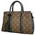 Bolsa Louis Vuitton Monogram Soufflot NV BB Marrom Preto