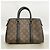 Bolsa Louis Vuitton Monogram Soufflot NV BB Marrom Preto - vista 11