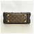 Bolsa Louis Vuitton Monogram Soufflot NV BB Marrom Preto - vista 3