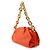 Borsa a tracolla con catena in pelle arancione Bottega Veneta - vista 2