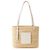 Borsa Tote Cesto Quadrata Small Anagram Loewe Bianco