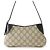 Bolsa de Ombro Super Mini em Couro Gucci Preto Bege