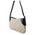 Bolsa de Ombro Super Mini em Couro Gucci Preto Bege - vista 2