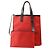 Borsa Tote Salvatore Ferragamo in tela e pelle nera Nero Rosso - vista 6