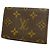 Tarjetero Louis Vuitton Brown Castaño
