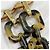 Saco Louis Vuitton Monogram Vinyl Cabas Ambre MM Marrom - vista 11