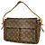 Louis Vuitton Monogram Vivacite GM Shoulder Bag Brown