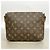 Bolso de hombro Louis Vuitton Monogram Musette Tango Castaño - vista 9
