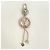 Louis Vuitton Keychain Charm Porte Clé Berry M63081 Argento Rosa - vista 7