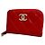 Monedero Chanel Matelassé Brilliant Roja
