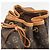 Mochila Louis Vuitton Monogram Montsouris MM M51136 para mujer Castaño - vista 13