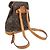 Mochila Louis Vuitton Monogram Montsouris MM M51136 para mujer Castaño - vista 2