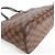 Saco Tote Louis Vuitton Damier Neverfull MM para Mulher Marrom - vista 5