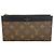Louis Vuitton Monogram Long Wallet Brown Black