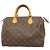 Bolso Louis Vuitton Monogram Speedy 30 Castaño