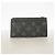 Louis Vuitton Monogram Eclipse Reverse Coin Card Holder Castaño Negro - vista 7