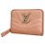 Portafoglio compatto con zip Louis Vuitton New Wave Rosa
