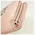 Portafoglio compatto con zip Louis Vuitton New Wave Rosa - vista 5