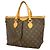 Sac à main Louis Vuitton Monogram Palermo PM Marron