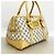 Louis Vuitton Damier Azur Berkeley Handtasche Weiß - Ansicht 2
