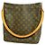 Sac à épaule Louis Vuitton Monogram Looping GM Marron